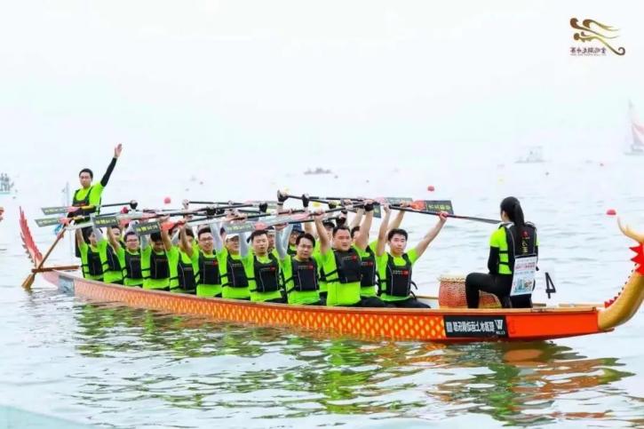 端午石梁河龙舟比赛,西浦附校龙舟队金鸡湖