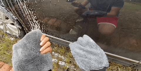 高层小区自己洗车视频全教程,在家洗车怎么洗最省钱