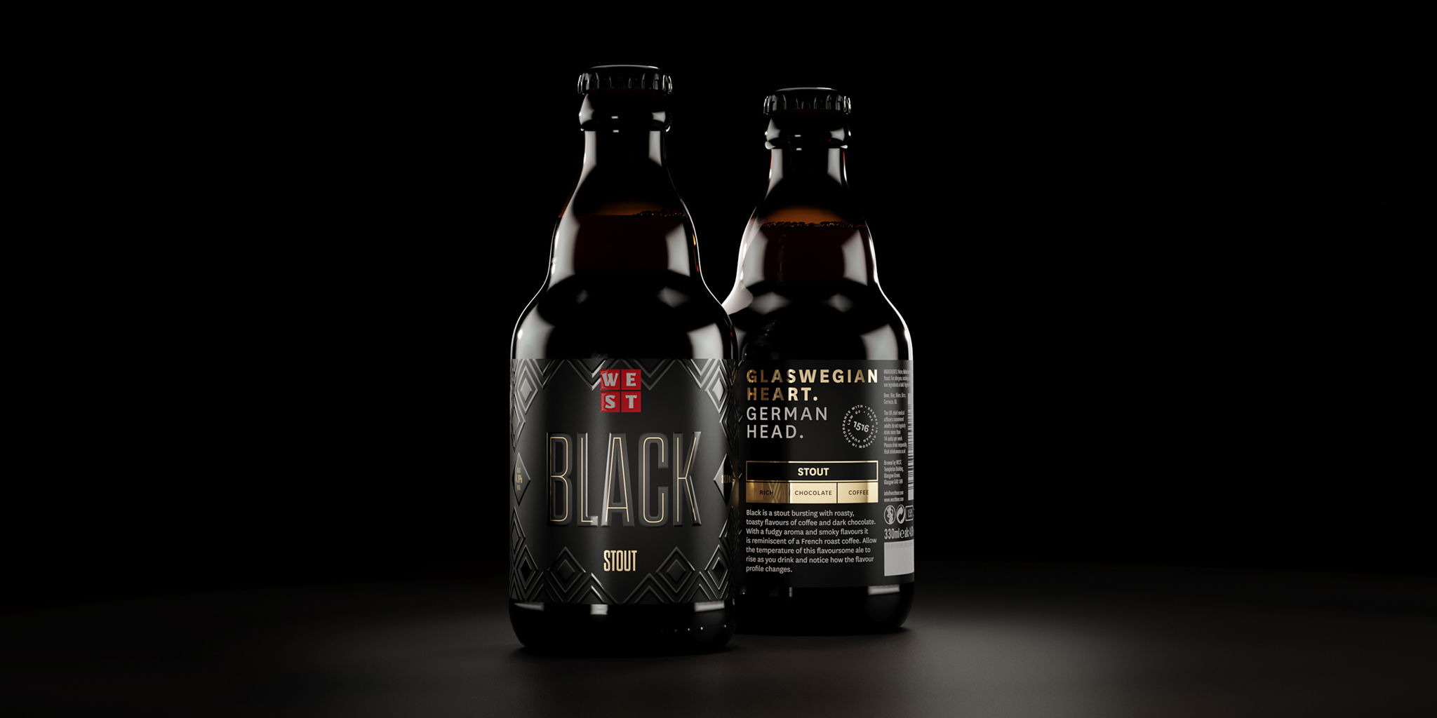 啤酒品牌视觉设计,鲜啤酒设计风格