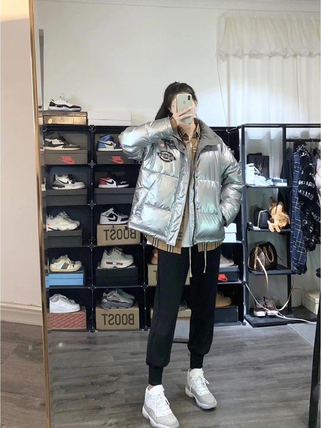 运动裤真的太舒服了，冬天也想穿又怕显臃肿，我来教你