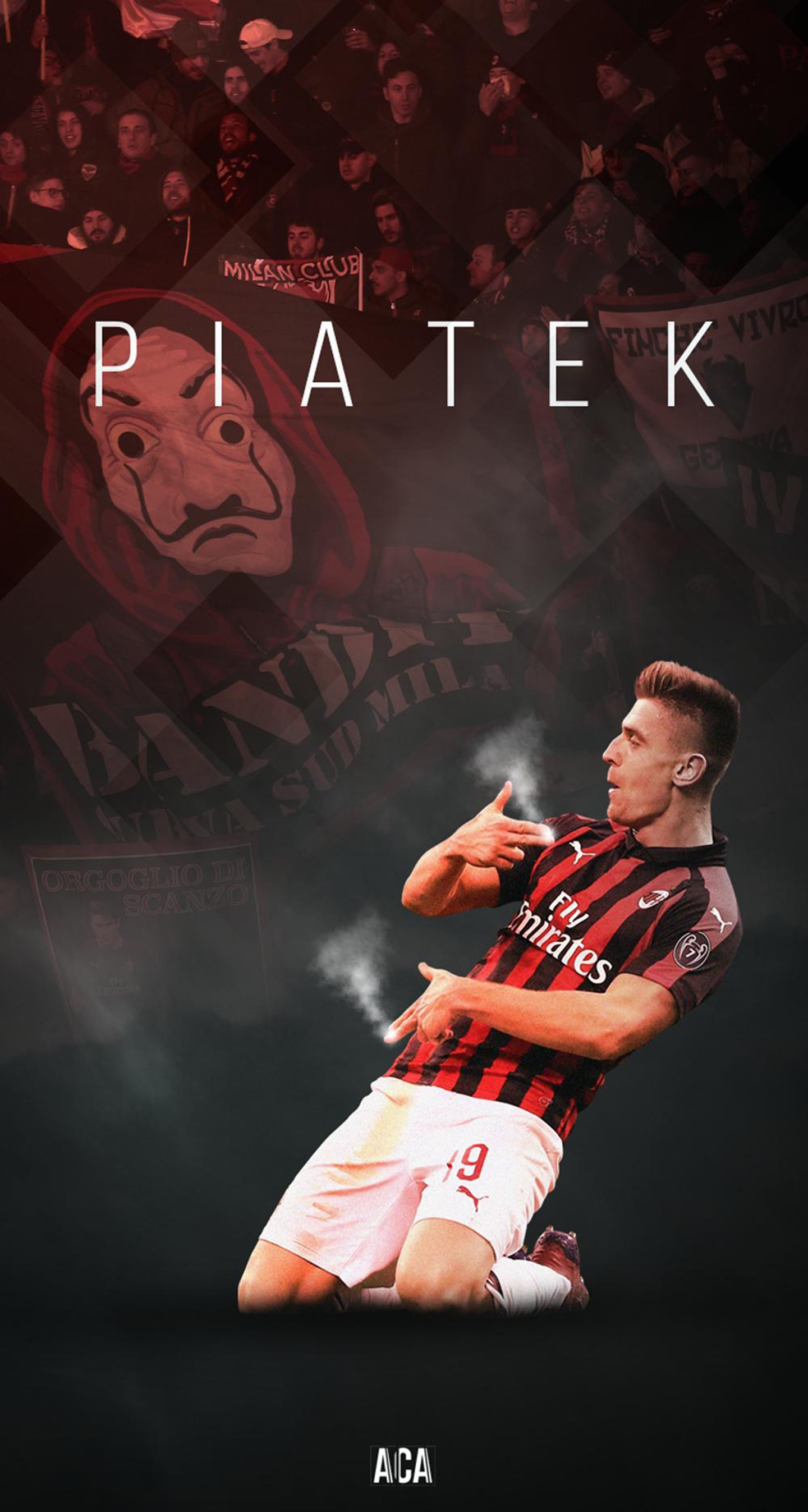 伊布凌空抽射壁纸,米兰足球壁纸