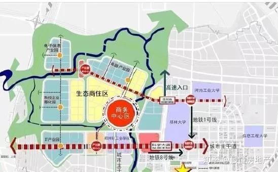 区域规划图郑州高新区,郑州高新区未来规划和前景