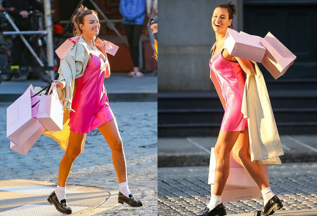 超模伊莲娜惊艳写真图片,国际超模伊莲娜和女儿的时尚穿搭