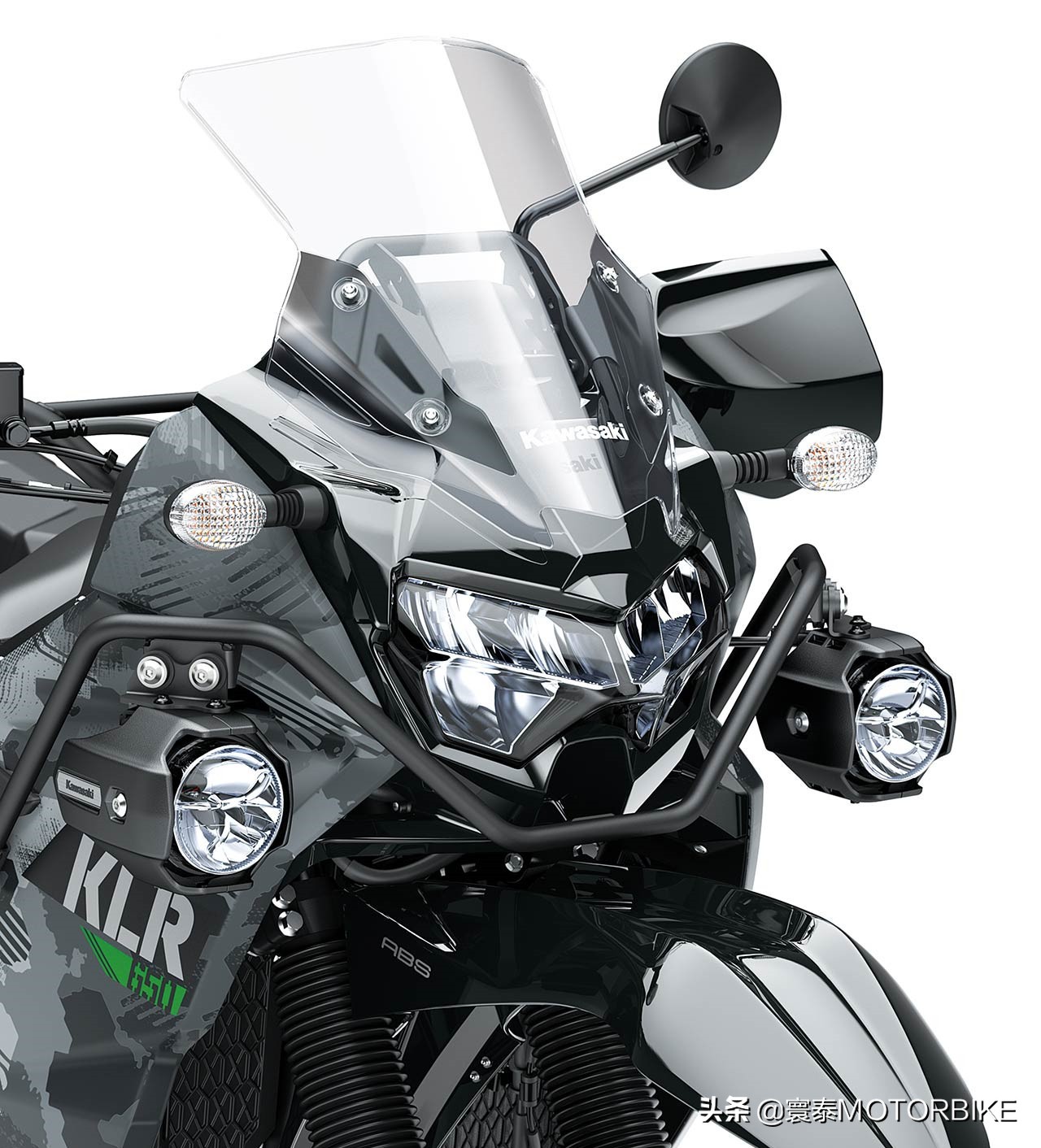 川崎KLR650“重装”回归！成为大单缸拉力车阵中一枝独秀