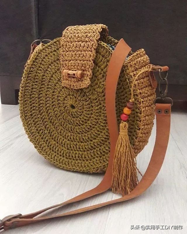 各种圆包包的钩织教程,多种漂亮包包的钩织图解