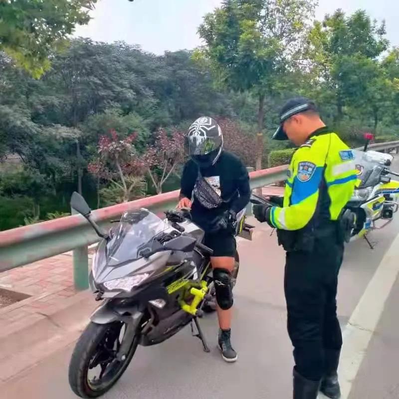 石家庄交警严查摩托车,石家庄严查摩托闯禁行