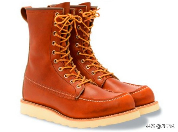红翼877穿久了的样子,红翼工装靴875和877