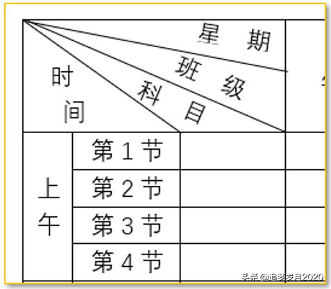 word表格里怎么画三个斜线表头,word斜线表头制作好了怎么调整