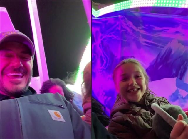 贝克汉姆宠溺小七公主,贝克汉姆宠小七故事