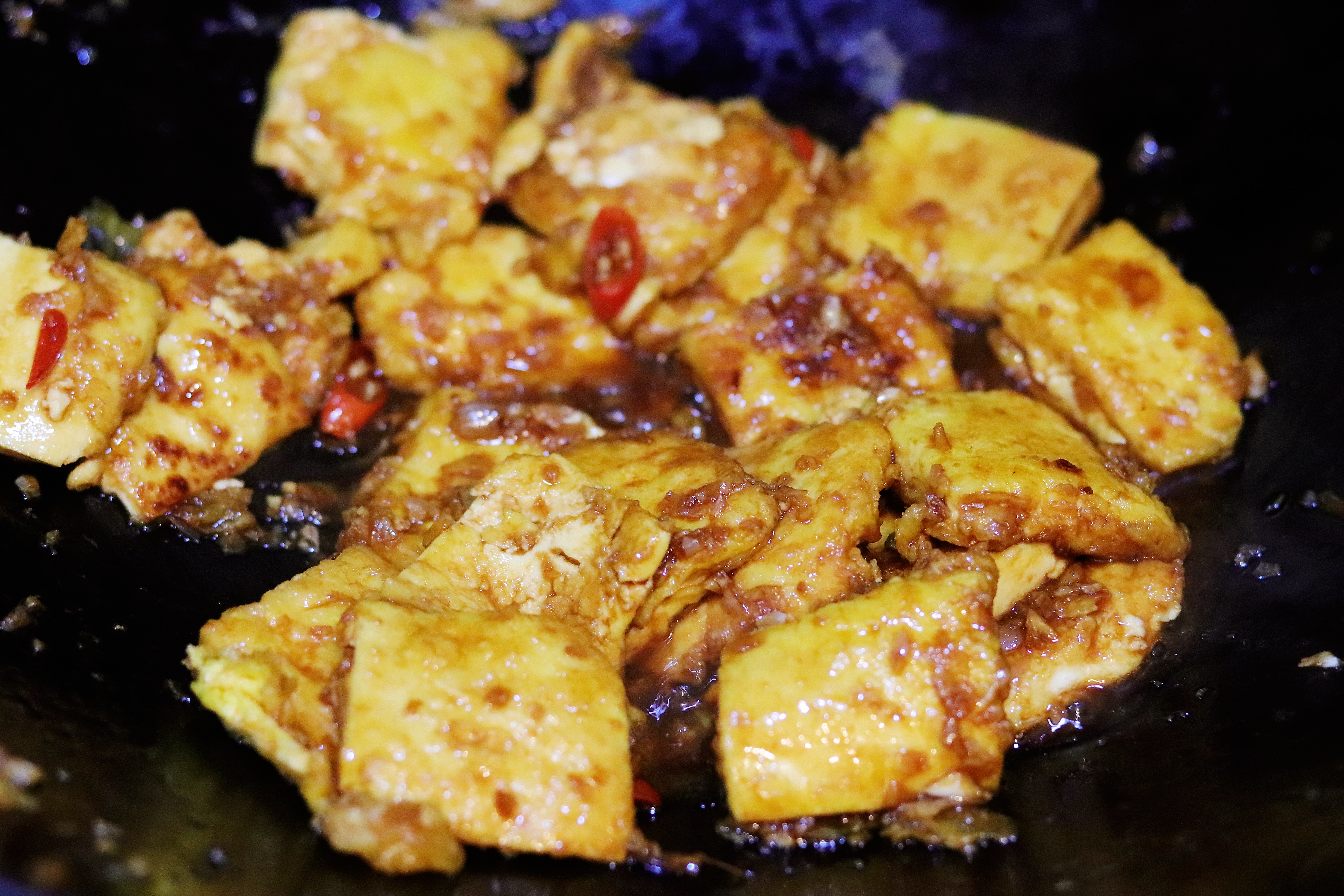 椒盐煎豆腐豆腐外酥里嫩怎么做,豆腐的做法简单又好吃煎豆腐