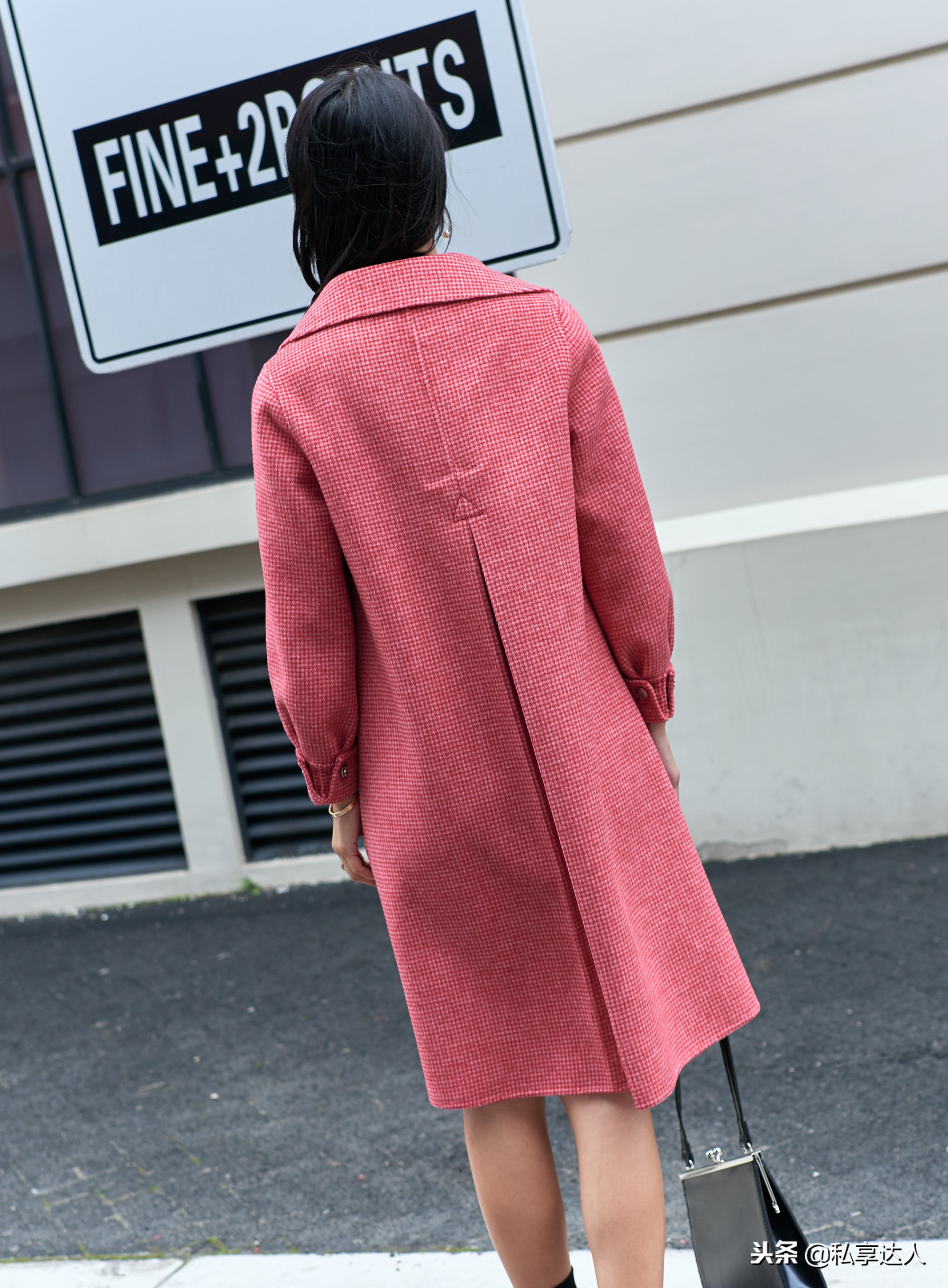 网红双面呢大衣短款韩版,时髦的双面呢大衣为什么这么贵