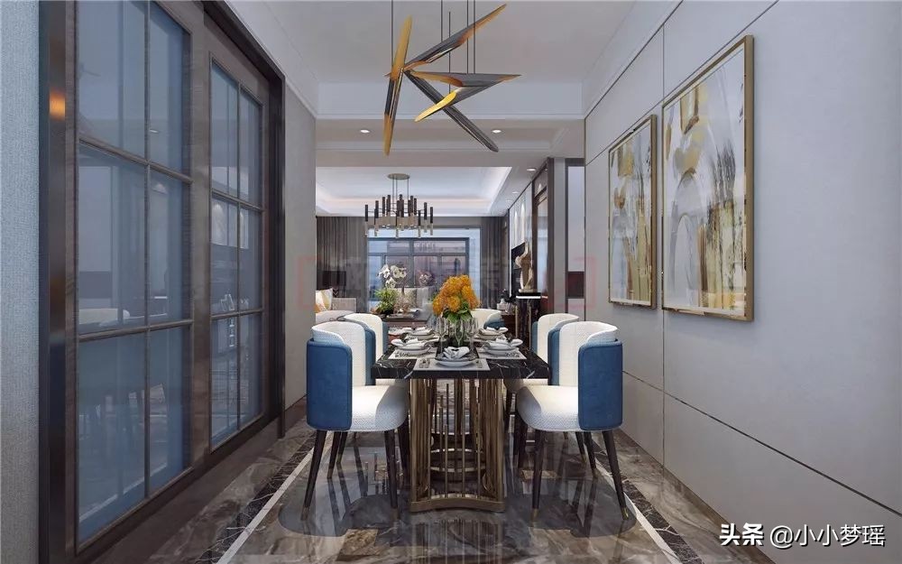 西宁万科城现代轻奢案例赏析,中城国际城二期装修样板