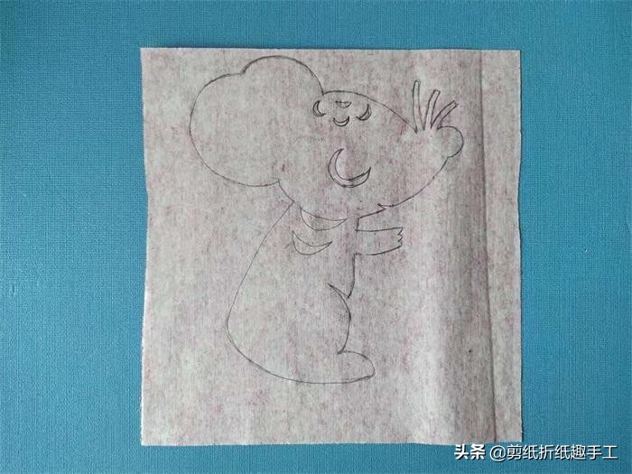 剪纸窗花可爱的小老鼠,老鼠剪纸怎么剪
