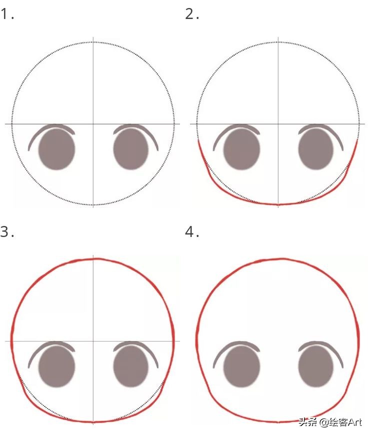 萌值爆表的Q版人物脑袋画法全解析，你确定不来pick一下？