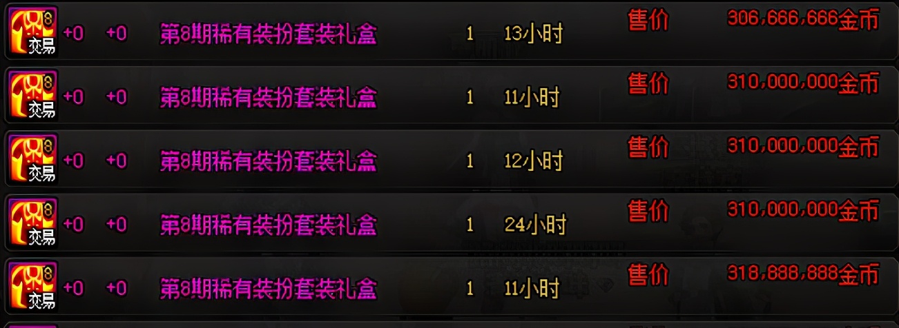 dnf稀有装扮券,dnf第七期稀有装扮各个部位展示