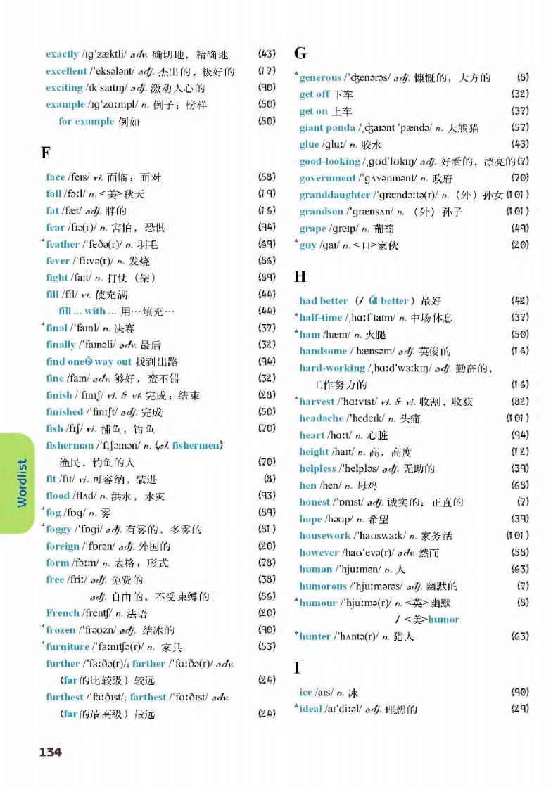 译林版八年级下册英语单词讲解,译林版英语电子课本八下