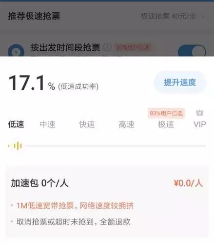 第三方抢票软件掏钱加速有用吗,第三方购票加速