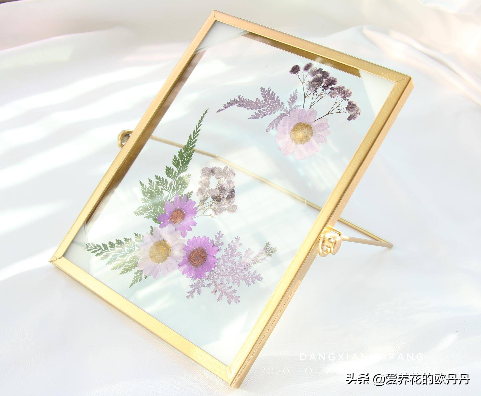干花diy相框儿童,干花diy相框自制