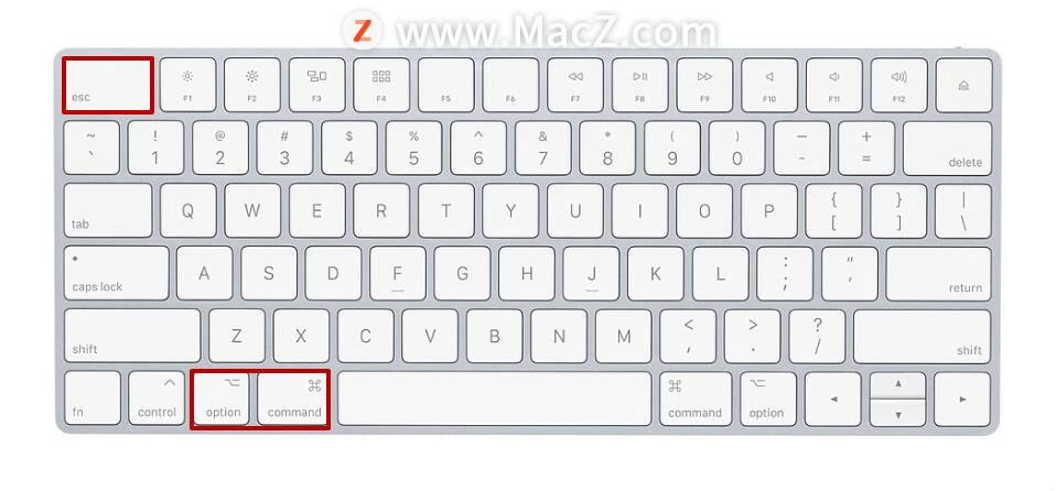 苹果macbook强制退出程序快捷键,苹果mac强制退出程序