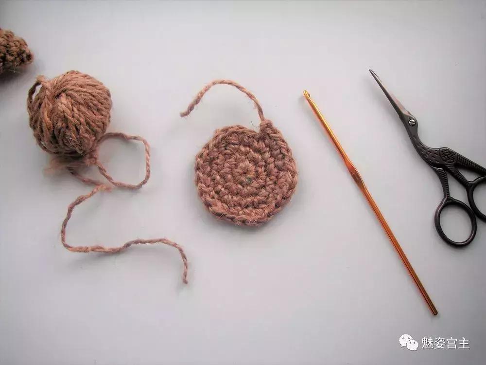 一柄钩针就可以完成的编织小物件,软萌可爱,教程详解