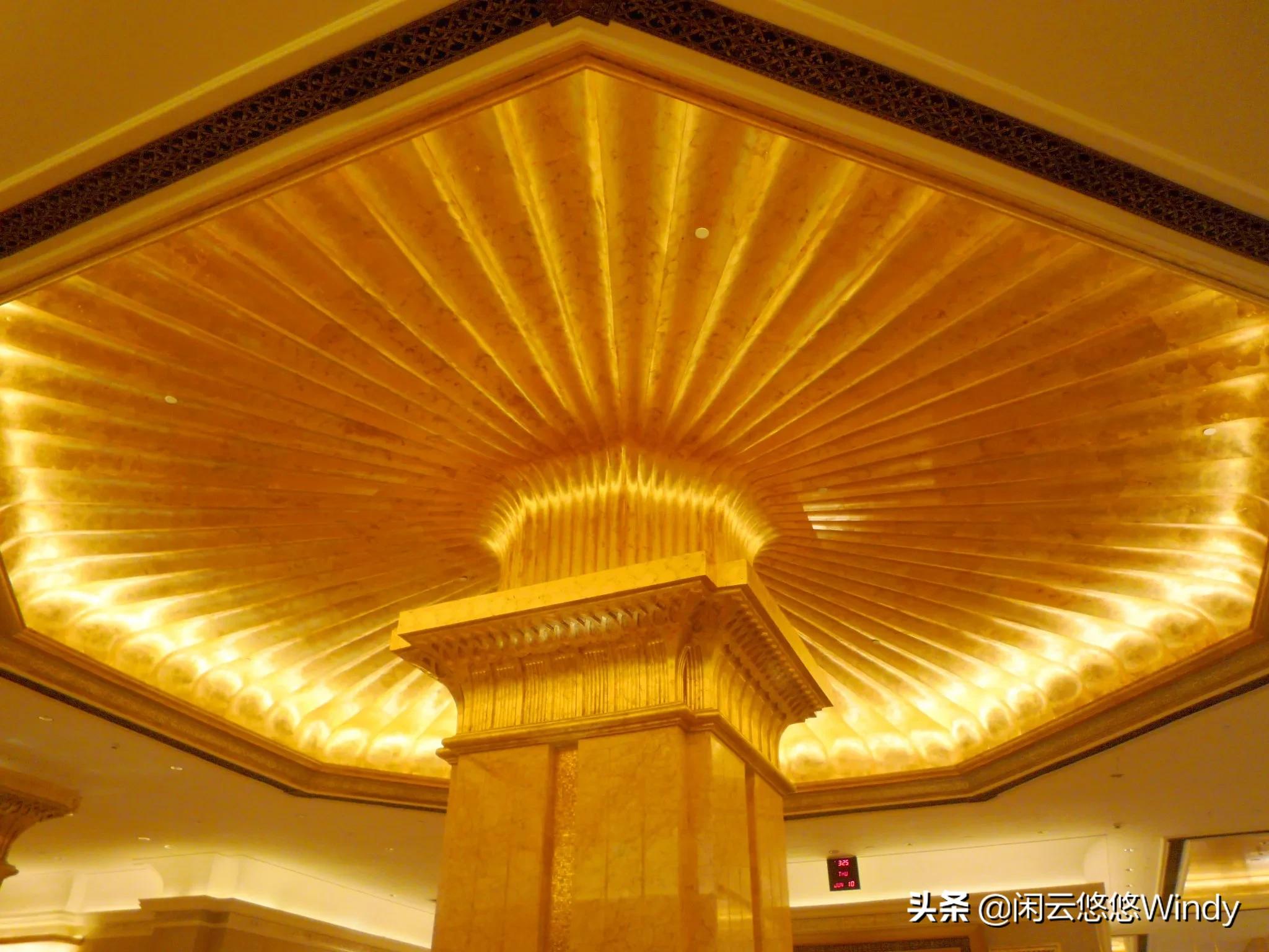 世界最豪华皇家酒店迪拜,八星级酋长皇宫酒店下午茶