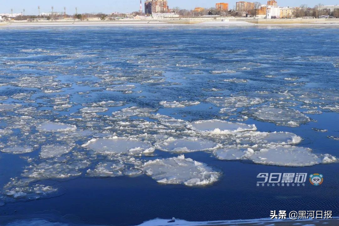 立冬，黑河跑冰排了！这次，我欠它一次“约会”