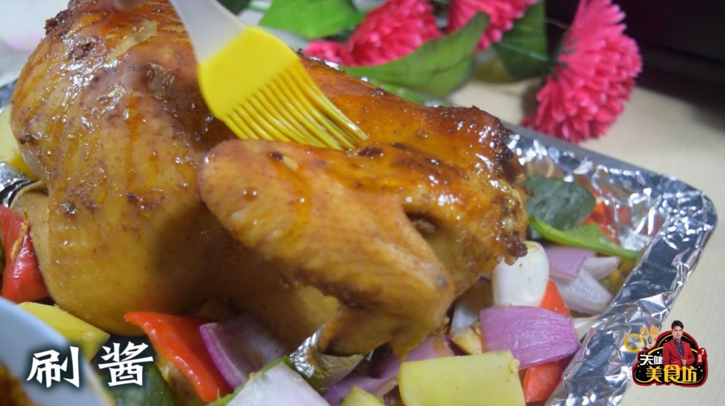 秘制烤鸡家常做法,烤鸡祖传秘制方法
