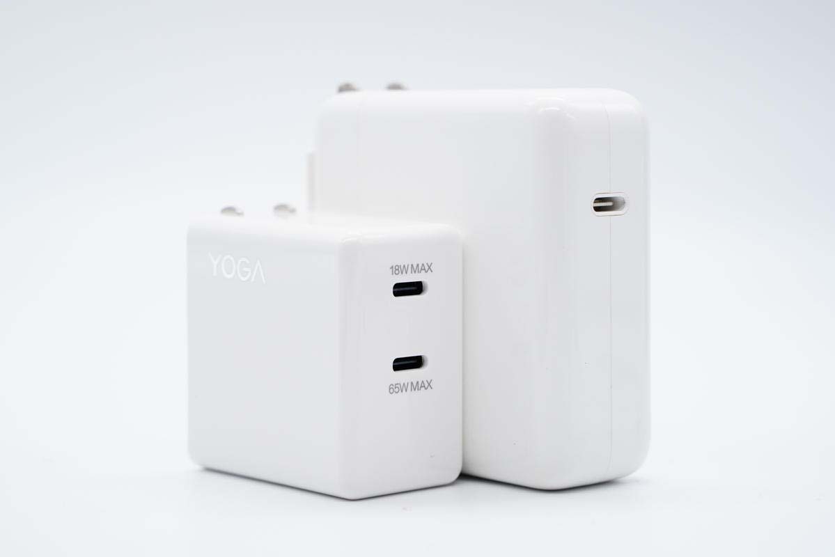 联想yoga65wpd充电器评测,快充三合一带充电头数据线120w