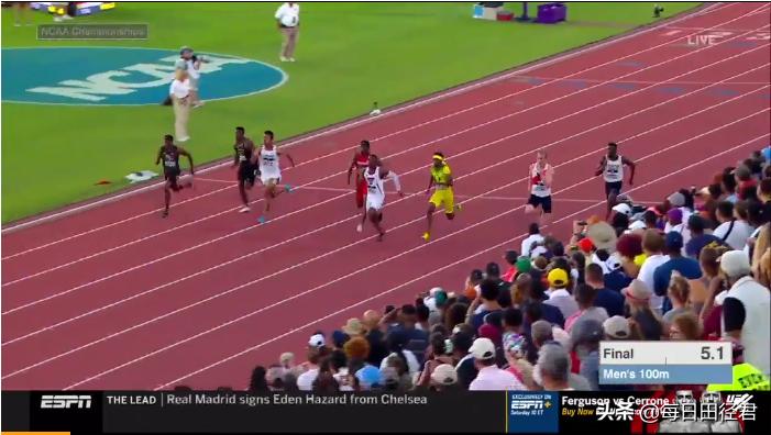 9秒86！非洲奥杜杜鲁大胜日本混血飞人斩获美国NCAA百米冠军
