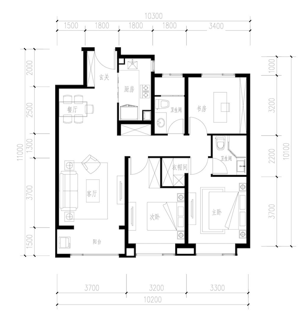 南中环保利东郡介绍房型,太原南中环保利东郡