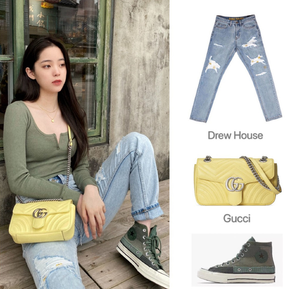 欧阳娜娜逛街视频,欧阳娜娜看似穿得随意却个性时尚