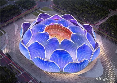 中国广州恒大足球场视频,恒大中国风足球场图片
