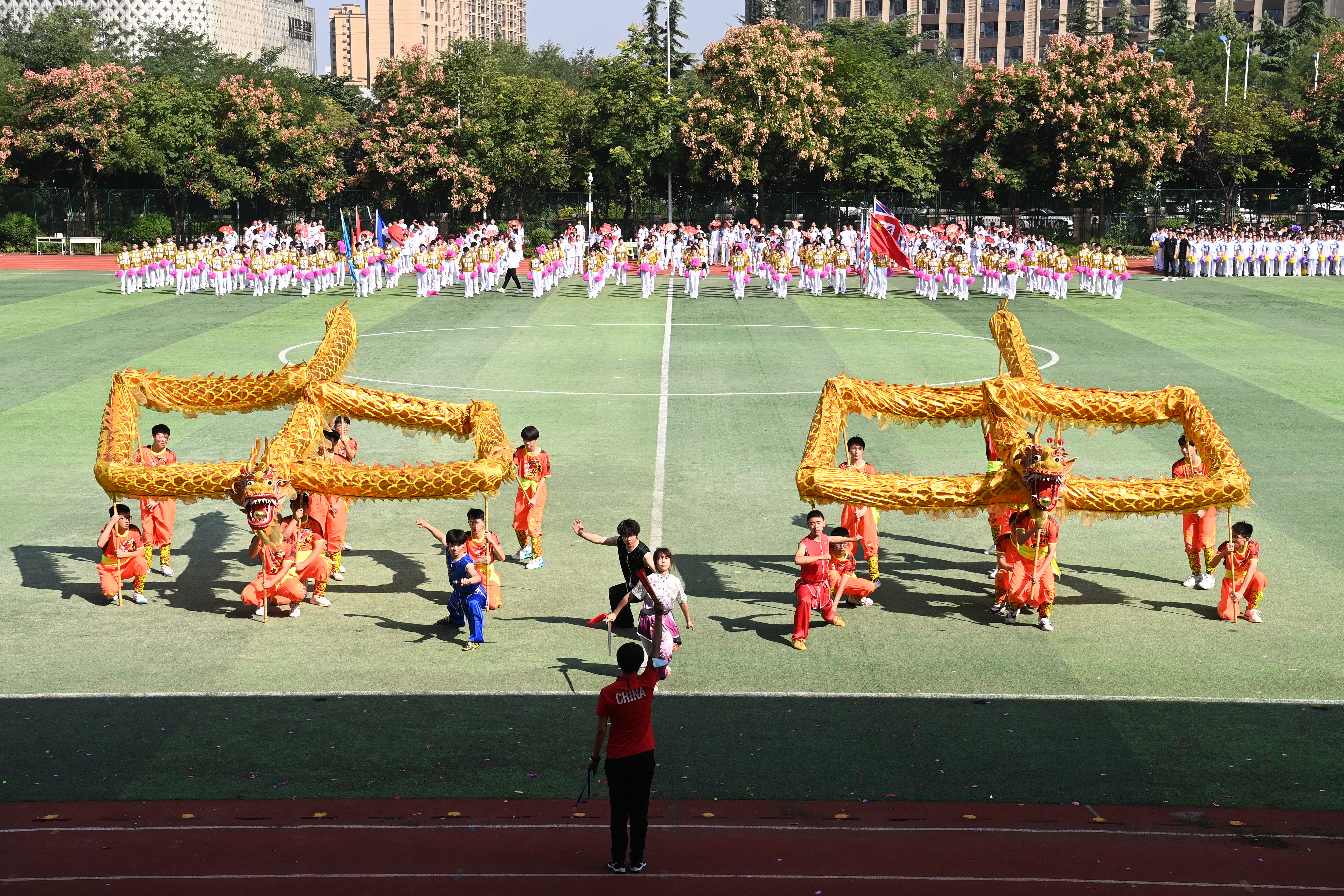 运动有我逐梦不息——记高新一中南校区第25届校运会开幕式