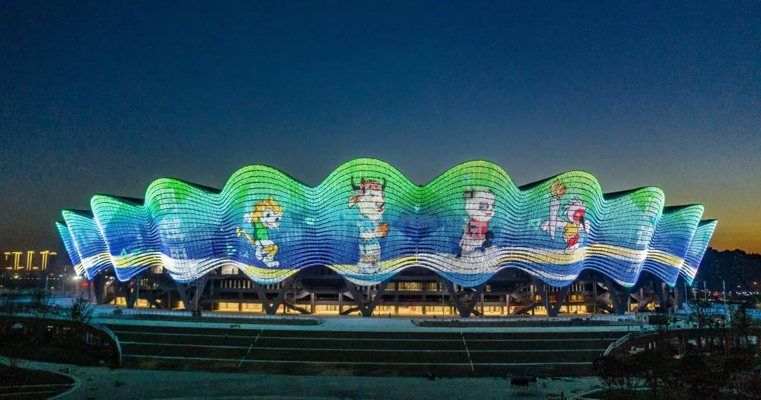 西安浐灞生态区奥体中心,西安奥体中心最新图