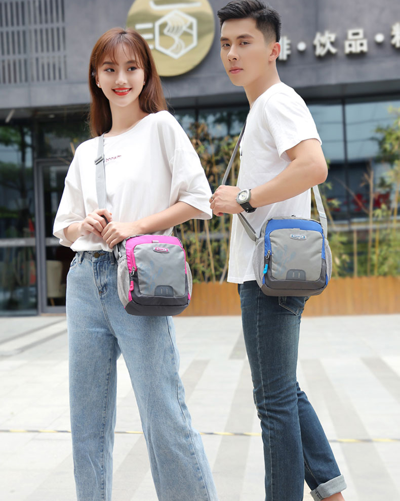 运动单肩斜挎包,潮流休闲轻松出行