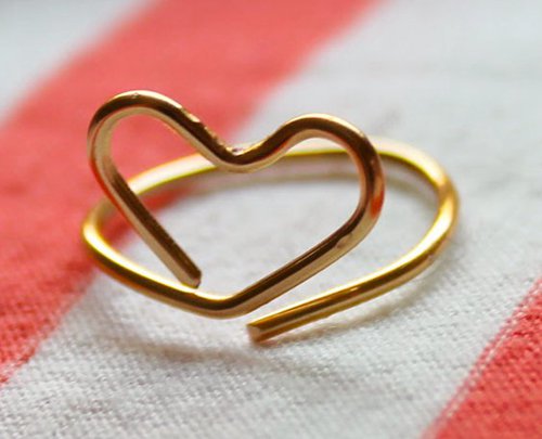 怎么用一根5厘米线做戒指,diy绕线戒指大全图解