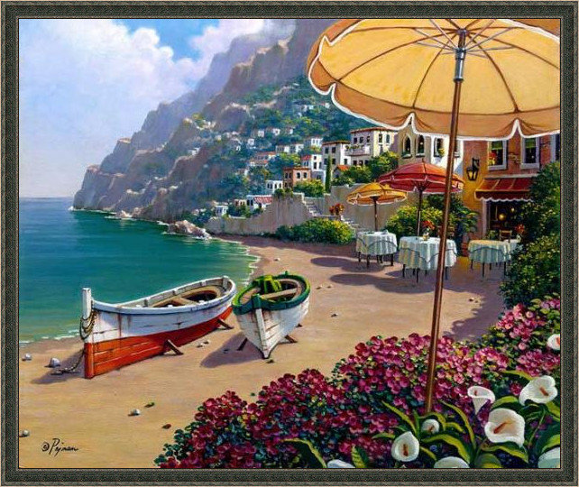 精美绝伦的世界顶级的风景油画,诗情画意的山水油画方形