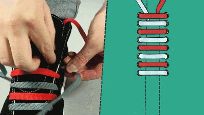 骑士靴鞋带系法杨幂,杨幂同款鞋子鞋带怎么系