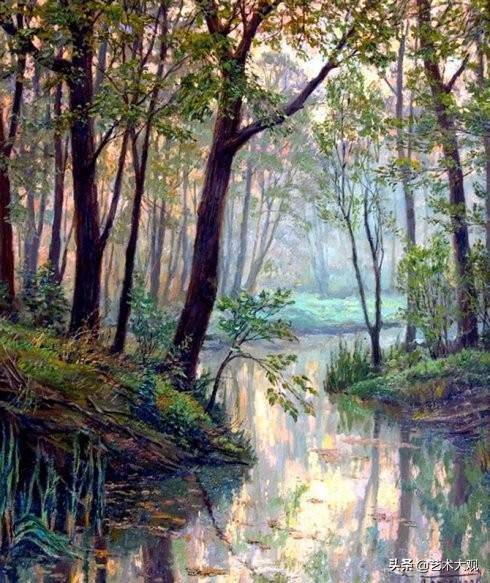 最美的俄罗斯风景油画作品欣赏,寂静粗犷的俄罗斯风景油画欣赏