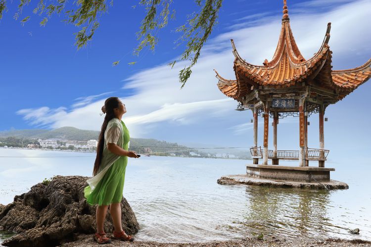 抚仙湖里的小岛,澄江抚仙湖孤山小岛怎么去