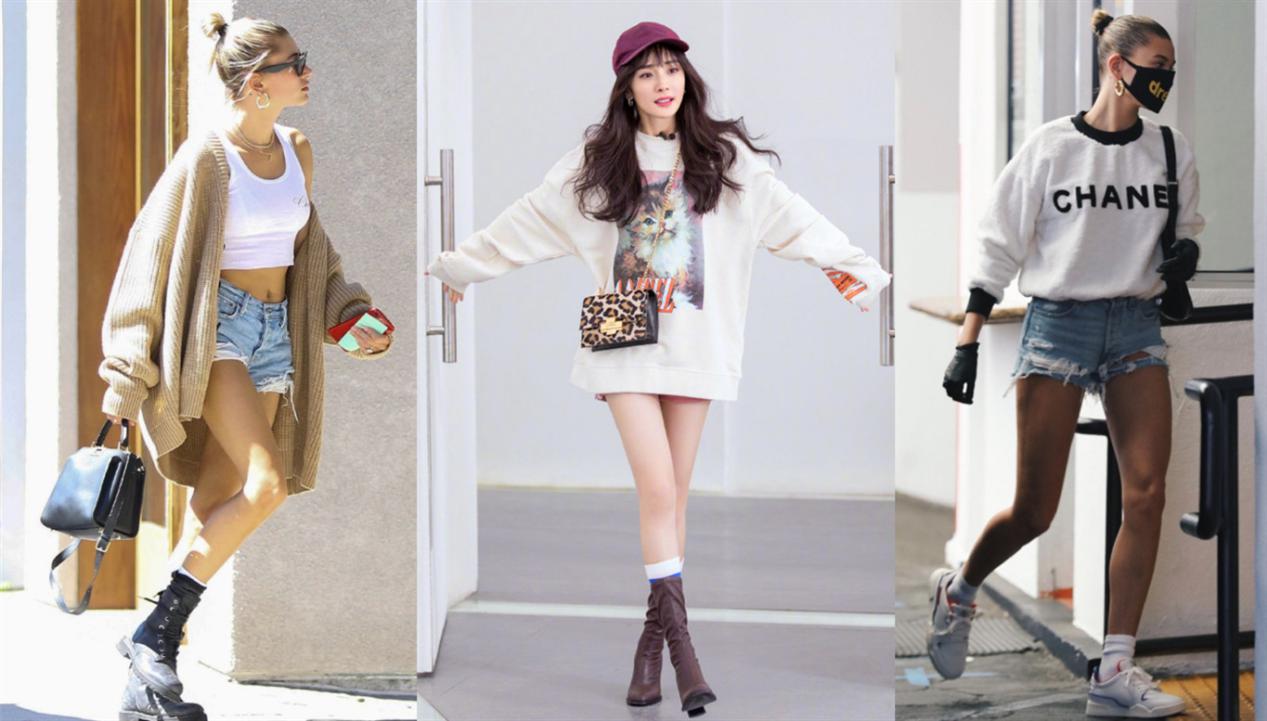 别再露脚踝了今年露袜才是王道,洋气露趾袜