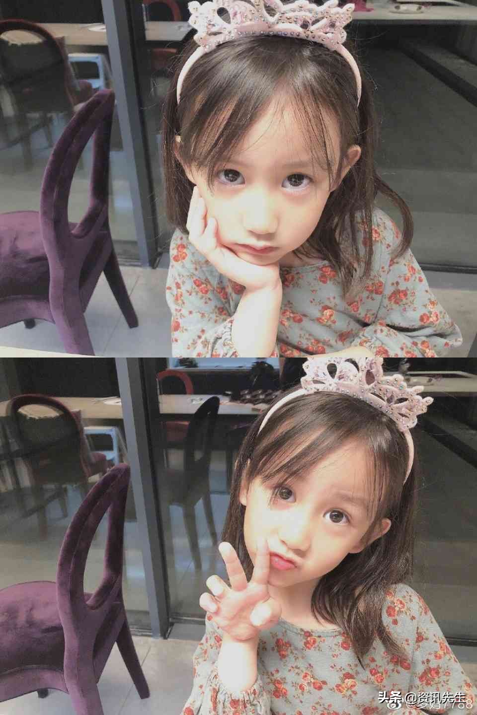 黄磊小女儿穿高跟鞋,黄磊女儿穿花裙显成熟