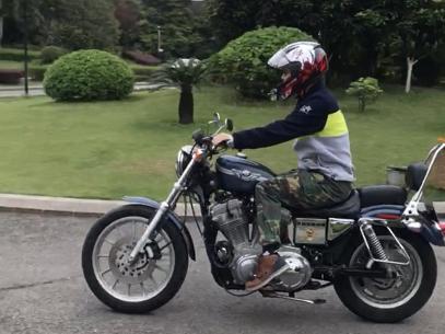 2018款哈雷戴维森硬汉883试驾,哈雷戴维森883硬汉长途驾驶