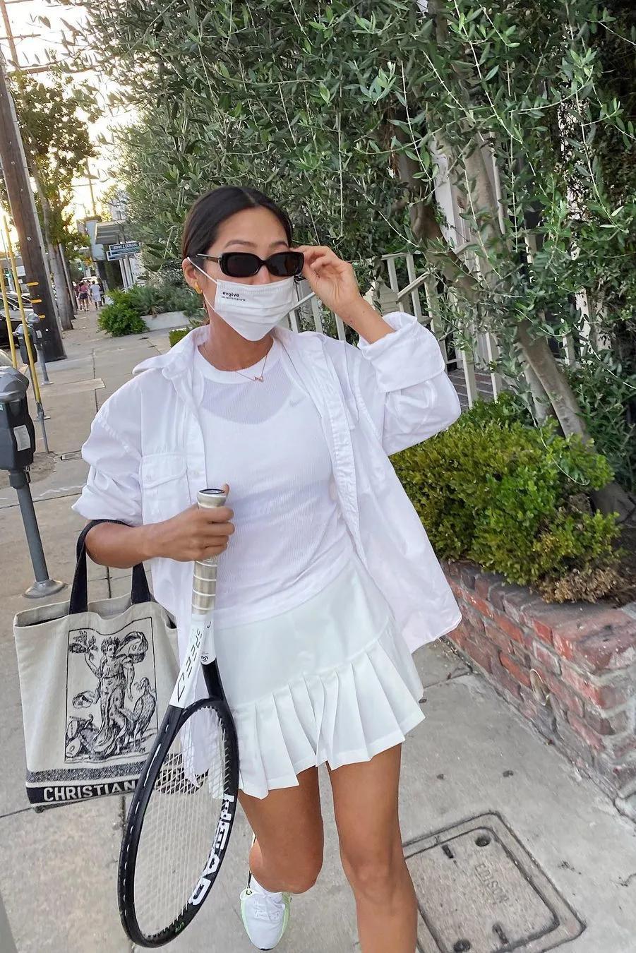 瑜伽网球服穿搭,瑜伽运动服款式