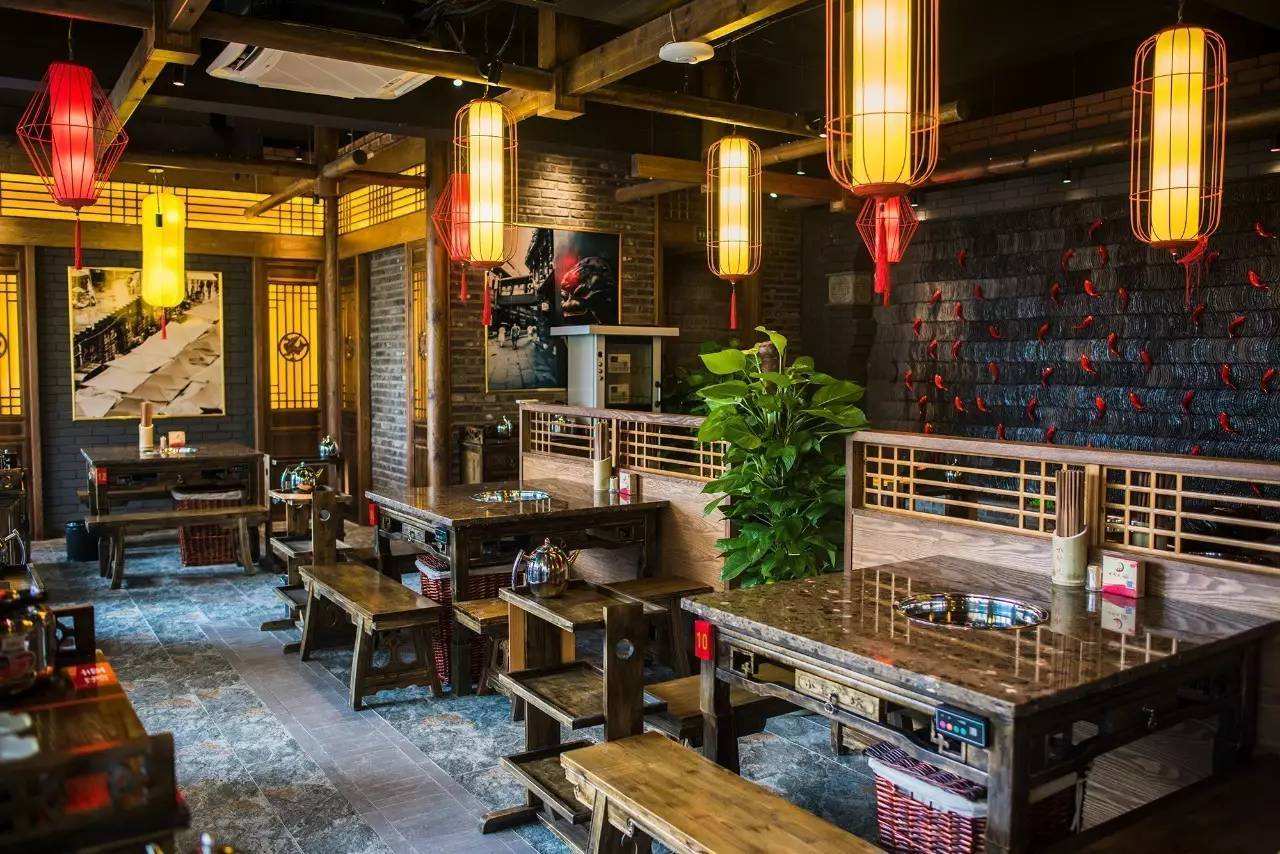 中式火锅店卡座隔断,火锅店卡座怎么布置好看