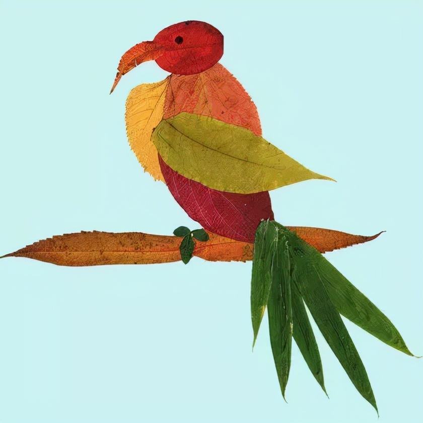 有多少种各种各样的小动物呢,用落叶做可爱的小动物