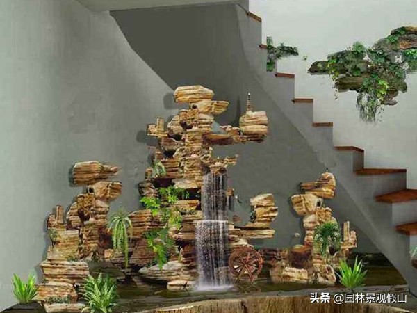 室内假山鱼池优缺点,室内置假山对身体好吗