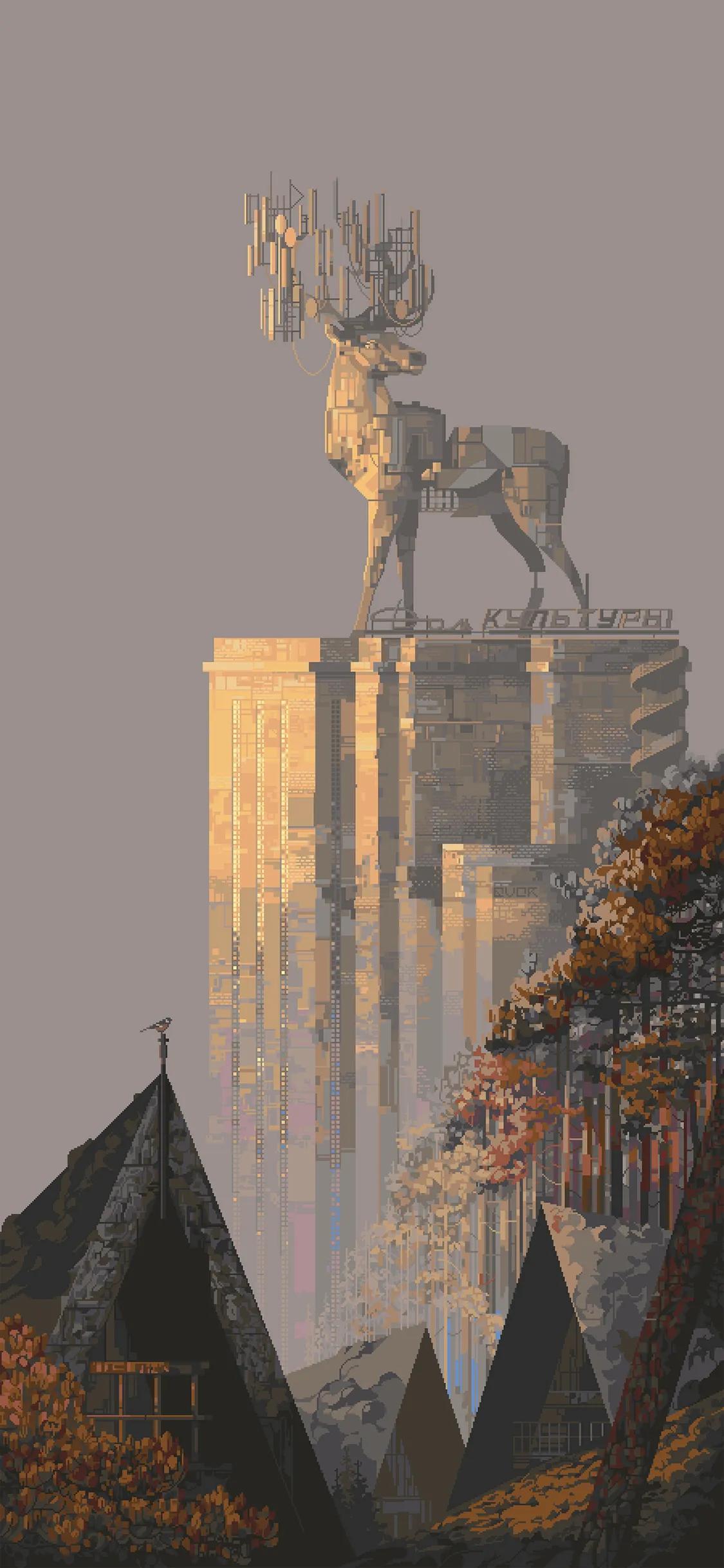 像素风壁纸,像素风壁纸复古