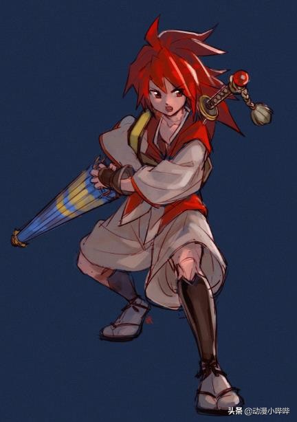 “人不中二枉少年”，这些帅气的二次元拿伞姿势，你曾模仿过吗？