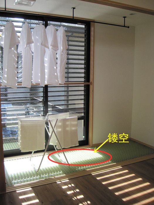 日本遮丑晾衣区设计,阳台搭建晾衣棚